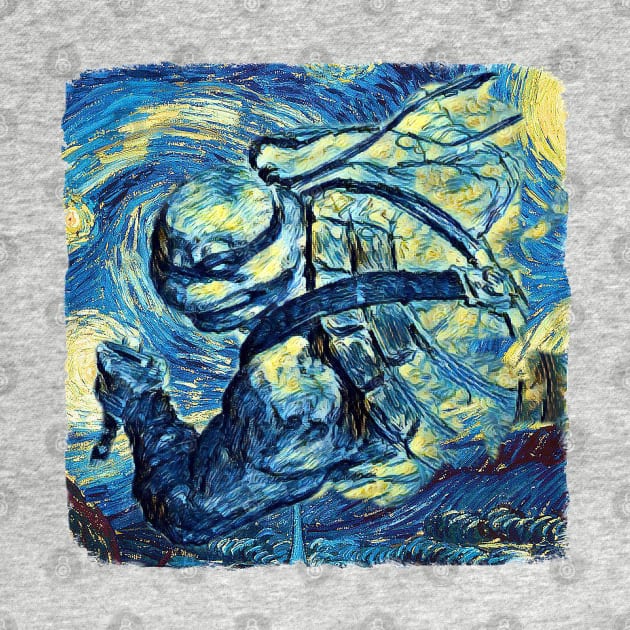 TMNT Ninja Turtles Van Gogh Style by todos